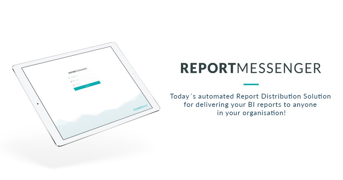 CLEARPEAKS's tweet image. Do you want to distribute your Tableau reports to anyone in your organisation effortlessly and reliably? Check out our ReportMessenger solution now: bit.ly/2YSNFoE! 

#reportdistribution #reportmessenger #BI #analytics #DataDriven #executive #reporting #visualizations