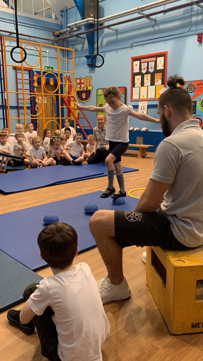 birkdaleprimary's tweet photo. The team from Ninja Warrior UK are here today working hard with Nursery, Reception, Year 1 and 2 children today! Thanks PTA! Key Stage 2 next Thursday! https://t.co/QAoMjxbYDK