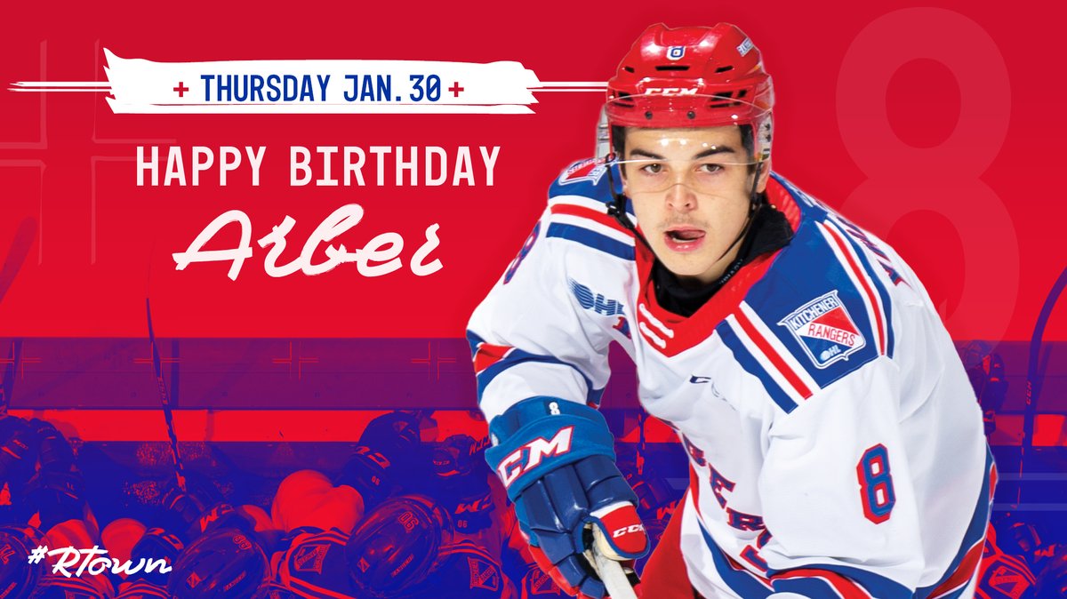 OHLRangers's tweet photo. All the best, X-Man! 🎂

@ArberXhekaj_ | #RTown https://t.co/NdQWF4gZJu