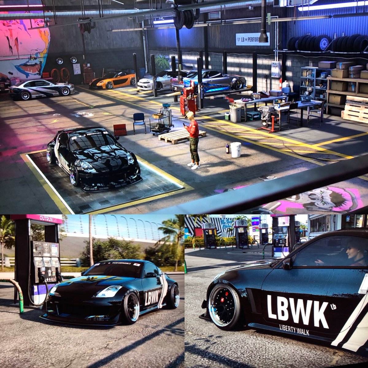 ニードフォースピードヒート🎮で リバティウォークのchisakiさん👩の