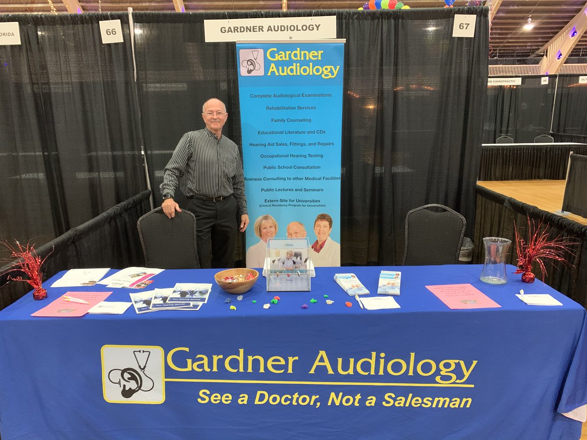We are out in our community today! Come see Dan &amp; Chelsea at the 
<a href="/tb_times/">Tampa Bay Times</a> #SeniorExpo from 10am-3pm! This is a FREE event, full of giveaways, prizes, &amp; fun! Looking forward to seeing you at the historic Coliseum! (535 4th Ave N., St Petersburg). #GardnerAudiology