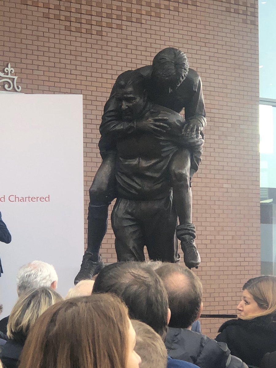 MundialMag's tweet photo. .@LFC have today unveiled a statue at Anfield of Bob Paisley, who went from player, to physio, to manager and won three European Cups at the club. https://t.co/W42V3wu4Je