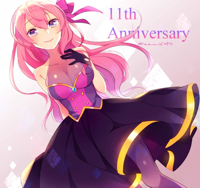 ギリギリ間に合った!11周年おめでとう～! #巡音ルカ誕生祭2020 #巡音ルカ11周年 