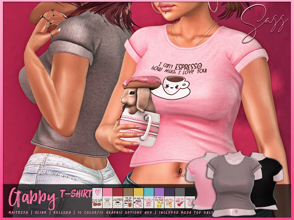 mainstoresl's tweet photo. SASS - New gabby Top at 25% Off Promo at Mainstore, #Secondlife, #SL, #Mainstore SL https://t.co/YhLbE17VkE https://t.co/egLY6ihRAy