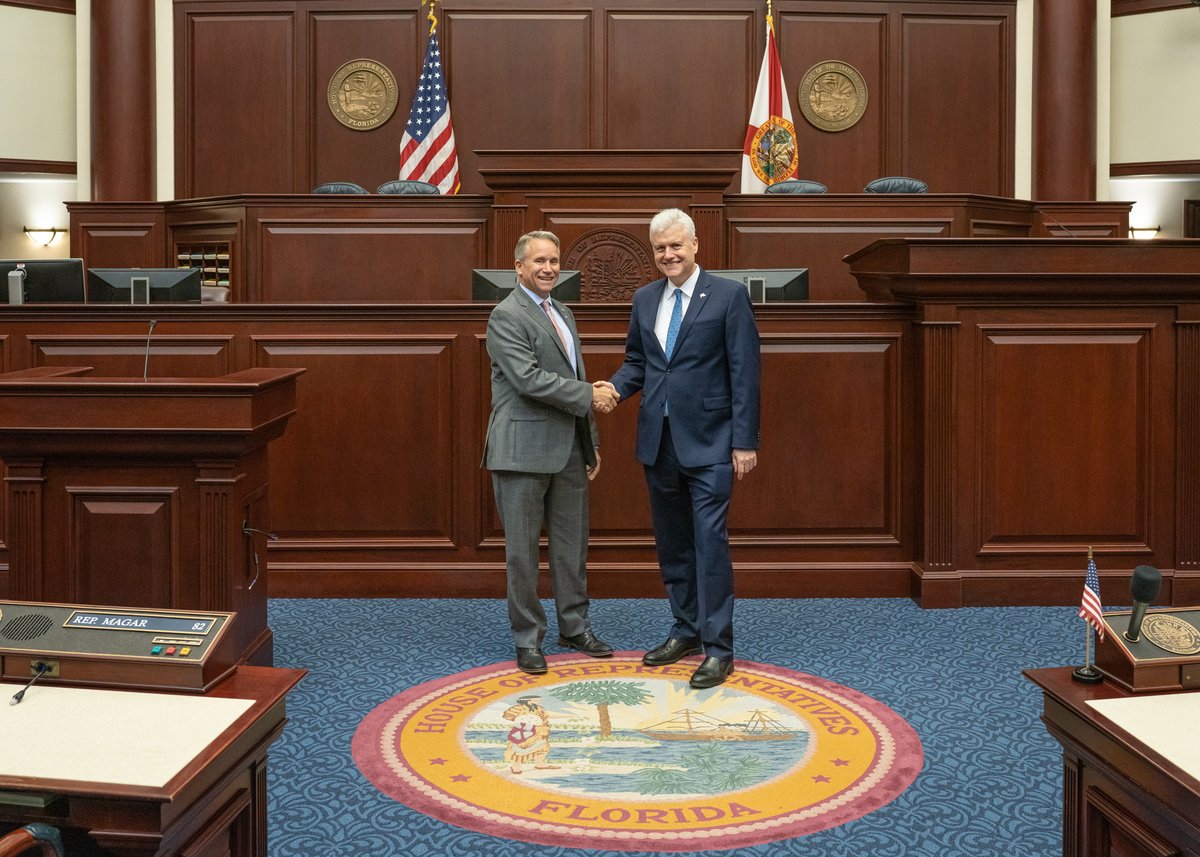 Johannes W. Vieweg, M.D., FACS, (<a href="/ViewegJ/">Johannes Vieweg, MD</a>) dean of <a href="/NSUMDCollege/">NSU MD</a> was recently named "Doctor of the Day" at the Florida Capitol. He was sponsored by State Representative Michael Gottlieb. 

Join us in congratulating him on this honor! 👏 #SharkPride 🦈