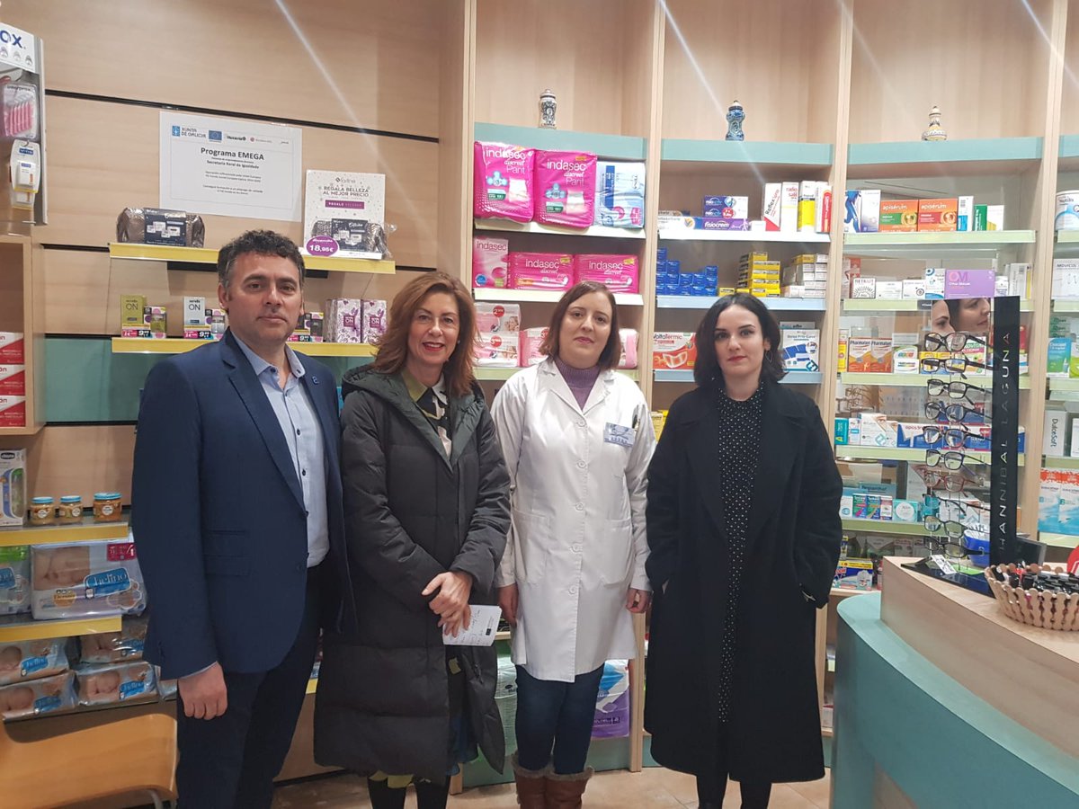 Co Programa Emega foron subvencionados na provincia de Ourense 26 proxectos liderados por mulleres.

Esta mañá visitamos unha farmacia emprazada en Castrelo de Miño que recibiu unha subvención de 20.000 euros da liña Emprende.