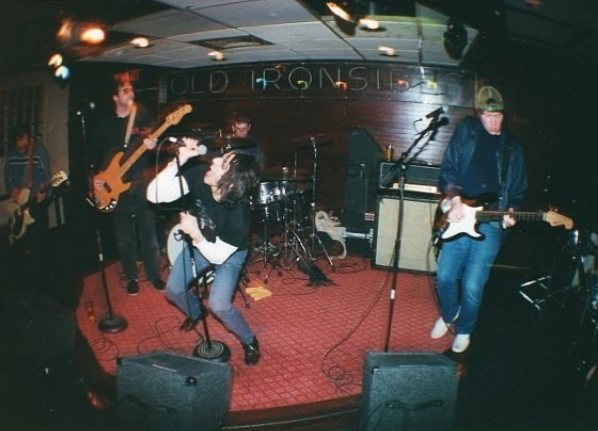 theoldironsides's tweet photo. Let’s keep the reminiscing going - anyone recognize this band? Can you guess the year? 🤔 Tonight Luckey trades his bartender hat for his DJ hat - The Weekend: A Prequel starts at 9pm and it’s totally free! Lunch served from 11-2pm. Have a great Thursday, everyone! https://t.co/g92VLbfhF7