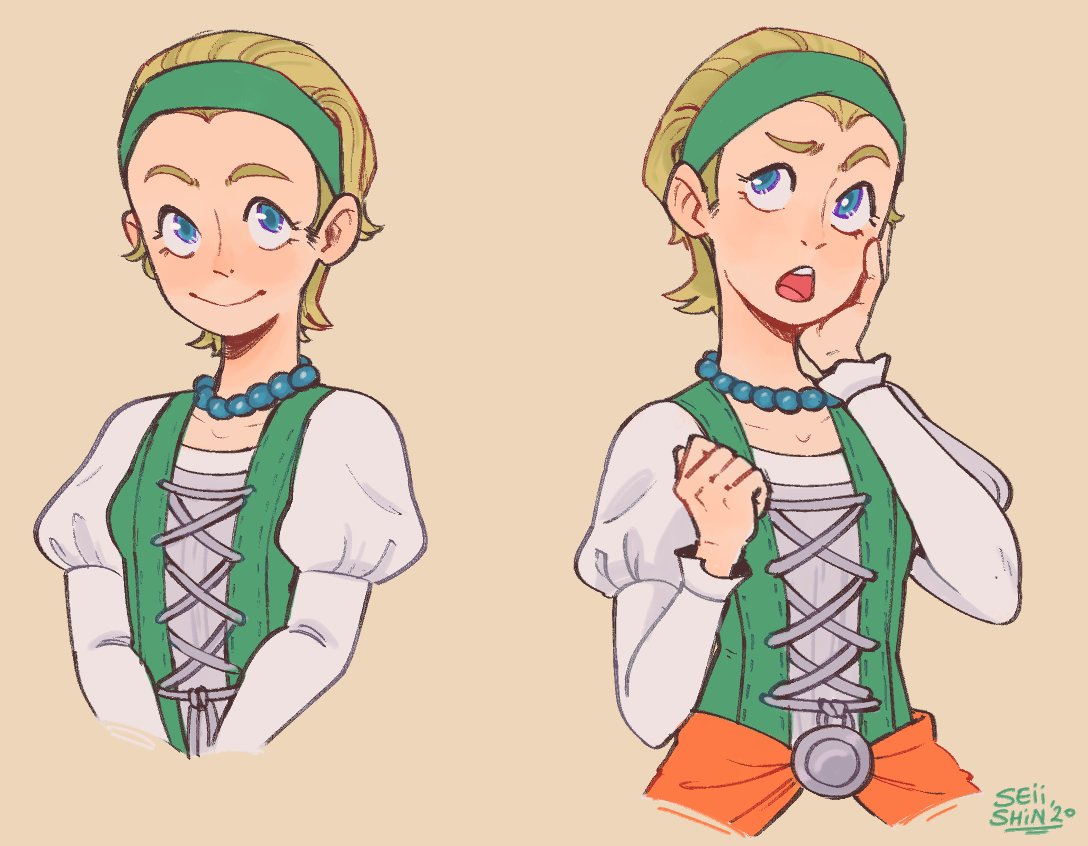 Seiishin Blm Ar Twitter I Think Serena S Act 2 Haircut Is Super Cute It Suits Her Well Dragonquestxi Dragonquest