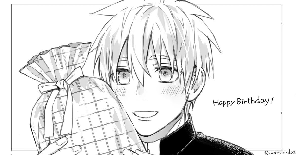 nnnmenko's tweet photo. 誕生日おめでとう黒子っち～！！ https://t.co/fa26MjjK1N