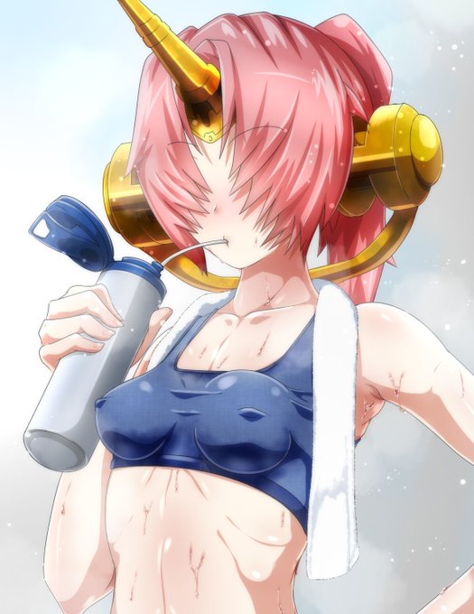 フランちゃんの!トレーニングルームや!\\\\٩( 'ω' )و ////

…フランちゃんのスポブラ姿が描きたかったんや…_(:3 」∠)_

フランちゃんの汗が染み込んだ…スポブラ…!   …ヌッ!
…フゥ…_(┐「ε:)_ 