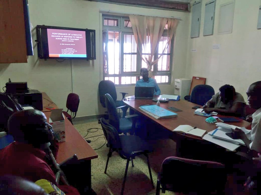 Today I conducted the SIV including protocol training for the MDRTB-Tx monitor study at Mulago Hospital MDR-TB unit, Kampala, Uganda. We are evaluating several measures of response to MDR-TB treatment including TB-MBLA. Thank you @NURTUREMakCHS and @EDCTP for funding.