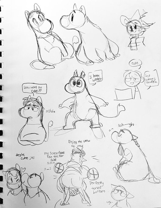I was getting ready for bed being lowkey sad I didn't draw anything today but realized I did scribble in my sketchbook so!!!! 