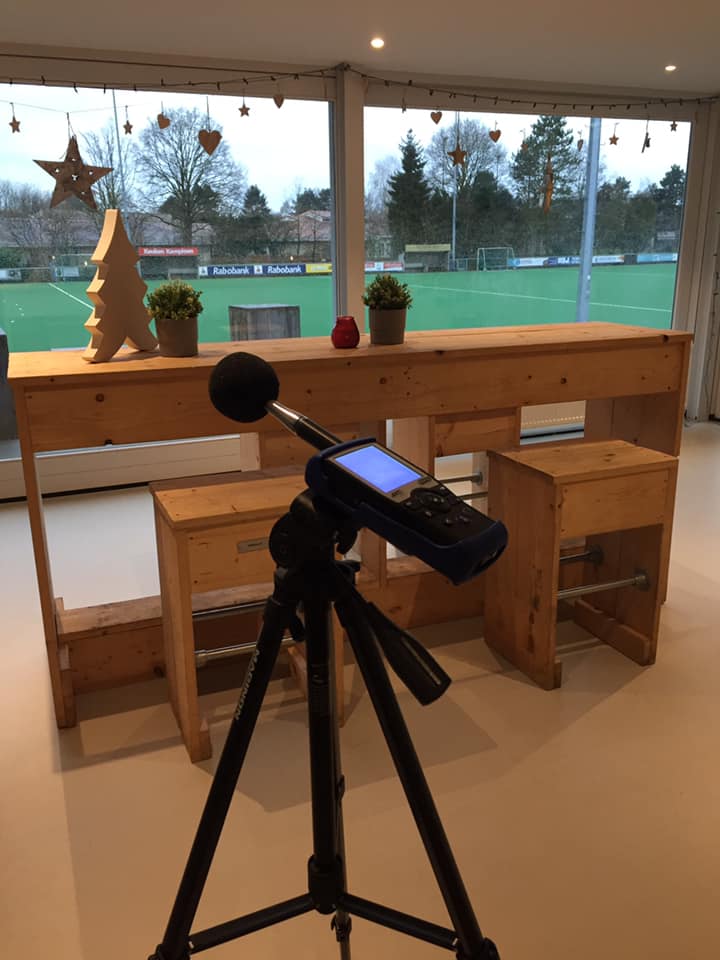 audiopartner's tweet photo. Aan de slag met akoestiek in hotel en hier in de sportkantine van MHC  Warande Oosterhout.  Goed begin met het juiste advies! https://t.co/LmnQH3SkXb