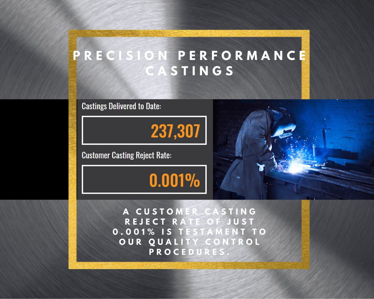 PrecisPerfCast's tweet photo. Our quality assurance procedures set the benchmark for
casting quality.
To know about our business, follow/contact us:
#PPC #PrecisionPerformanceCastings #PrecisionPerformanceCast #Casting #ForeignExchange #PostCasting #Logistics #Administration #Compliance #Mining https://t.co/SpouXxYf43