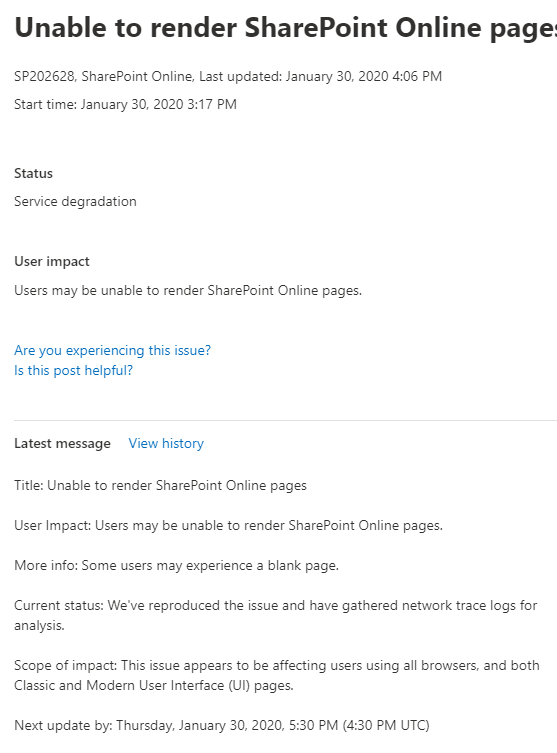 SchauDK's tweet photo. @SharePoint And now https://t.co/j2HVP7p9Zp