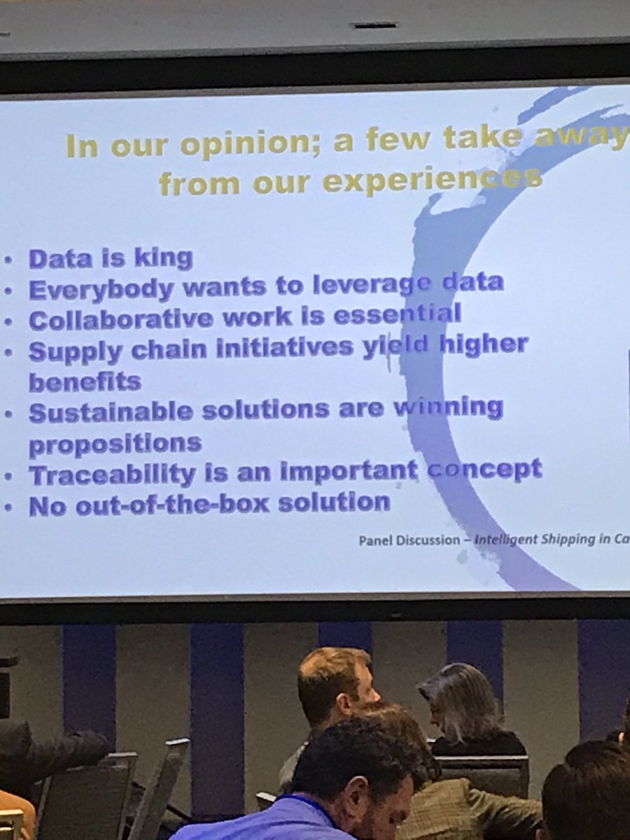 ShipFed's tweet photo. #MarinersWorkshop Day 2 - Daniel Dagenais of @PortMTL shares key takeaways of the port’s approach to #IntelligentShipping https://t.co/qcOMyUURiH