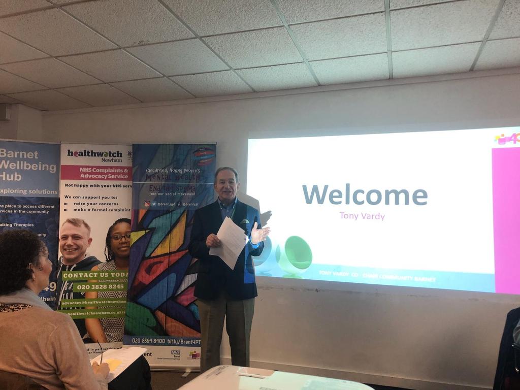 Our co chair, Tony Vardy welcoming everyone to the #CBAGM #40thanniversary #Barnet