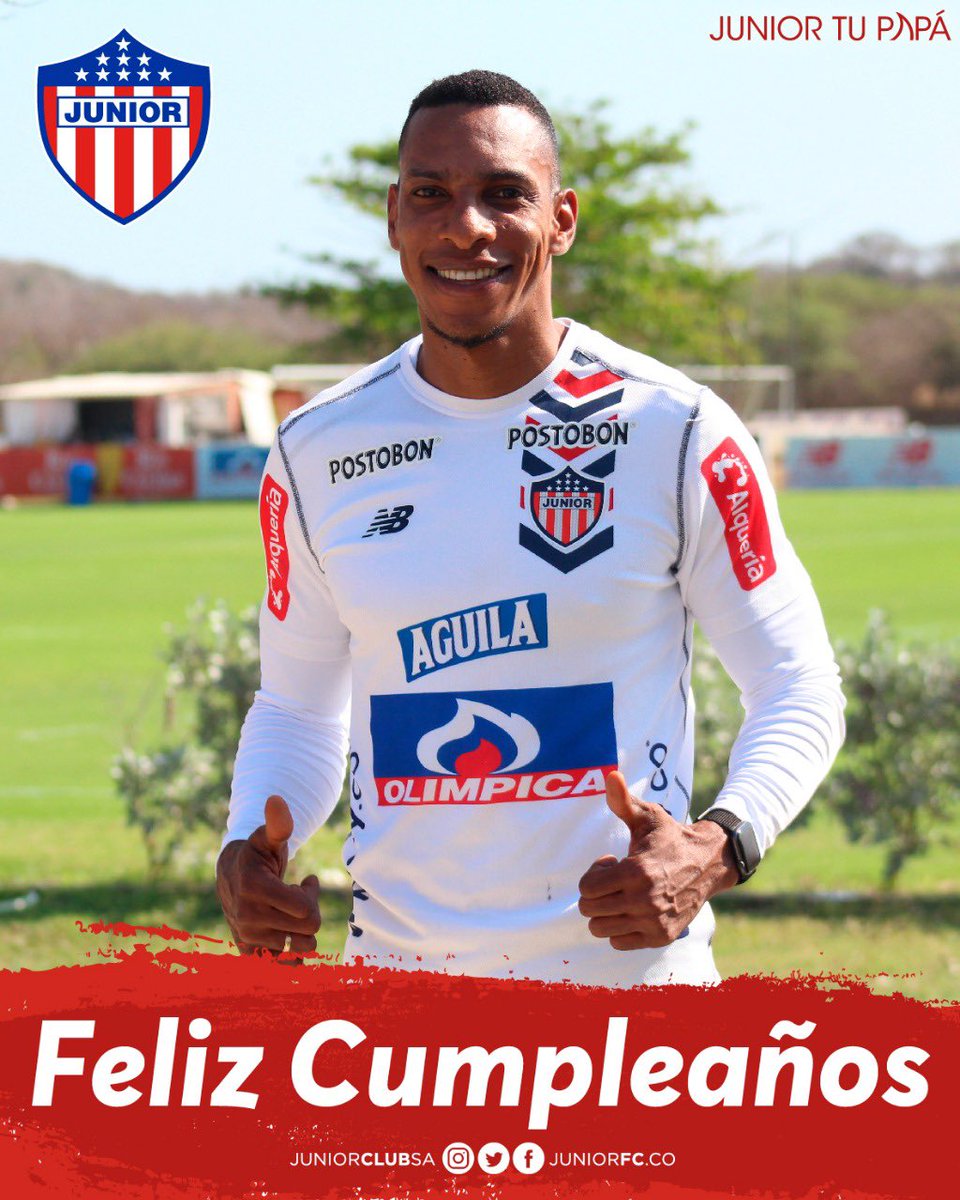 🎂| #CumpleTiburón| Liderazgo, experiencia y gran aporte a nuestro cuerpo técnico. 

¡Felicidades, Profe Amaranto! 🤜🏻🤛🏻

#VamosJunior🔴⚪️🔵