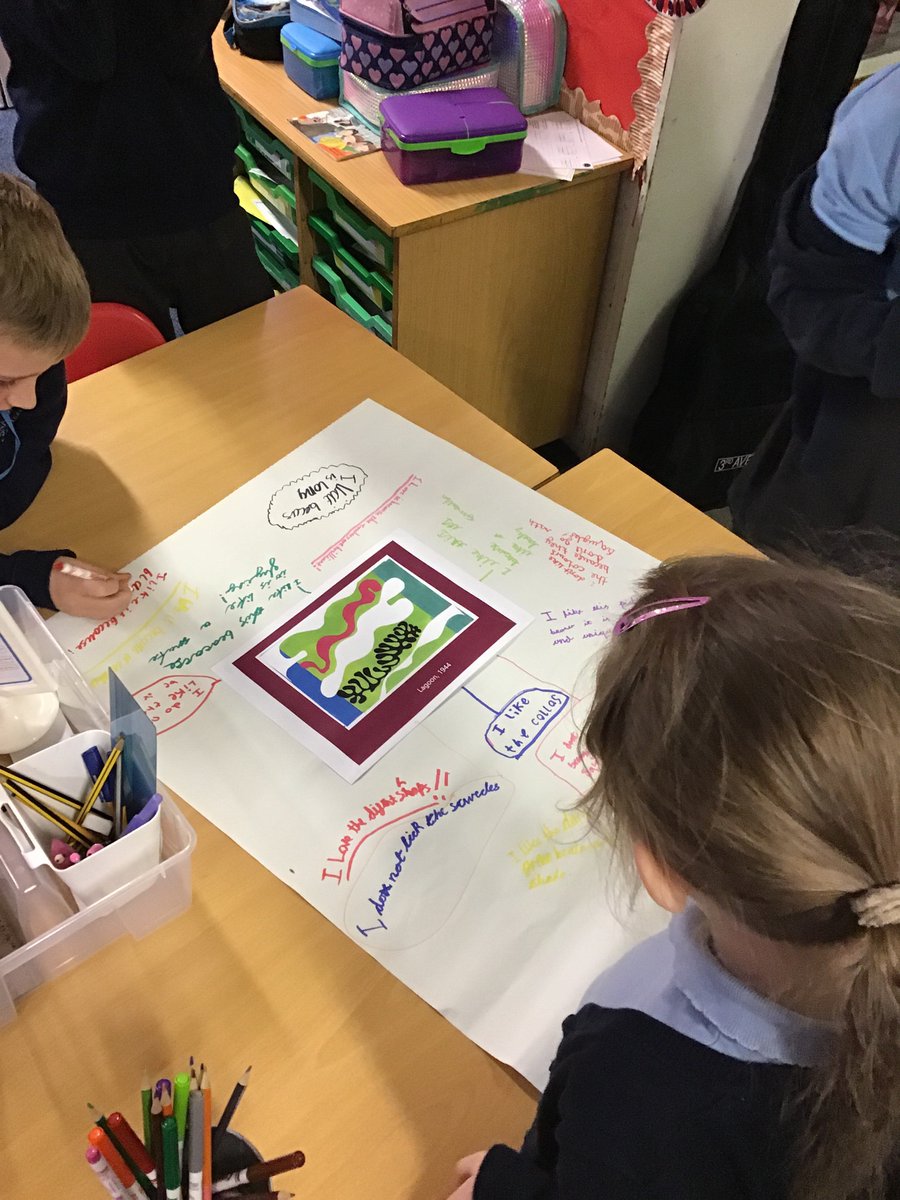 ClassHerons's tweet photo. Herons have started a study on Henri Matisse. We can’t wait to make our own collage, in his style. https://t.co/Sud0UTKnt9