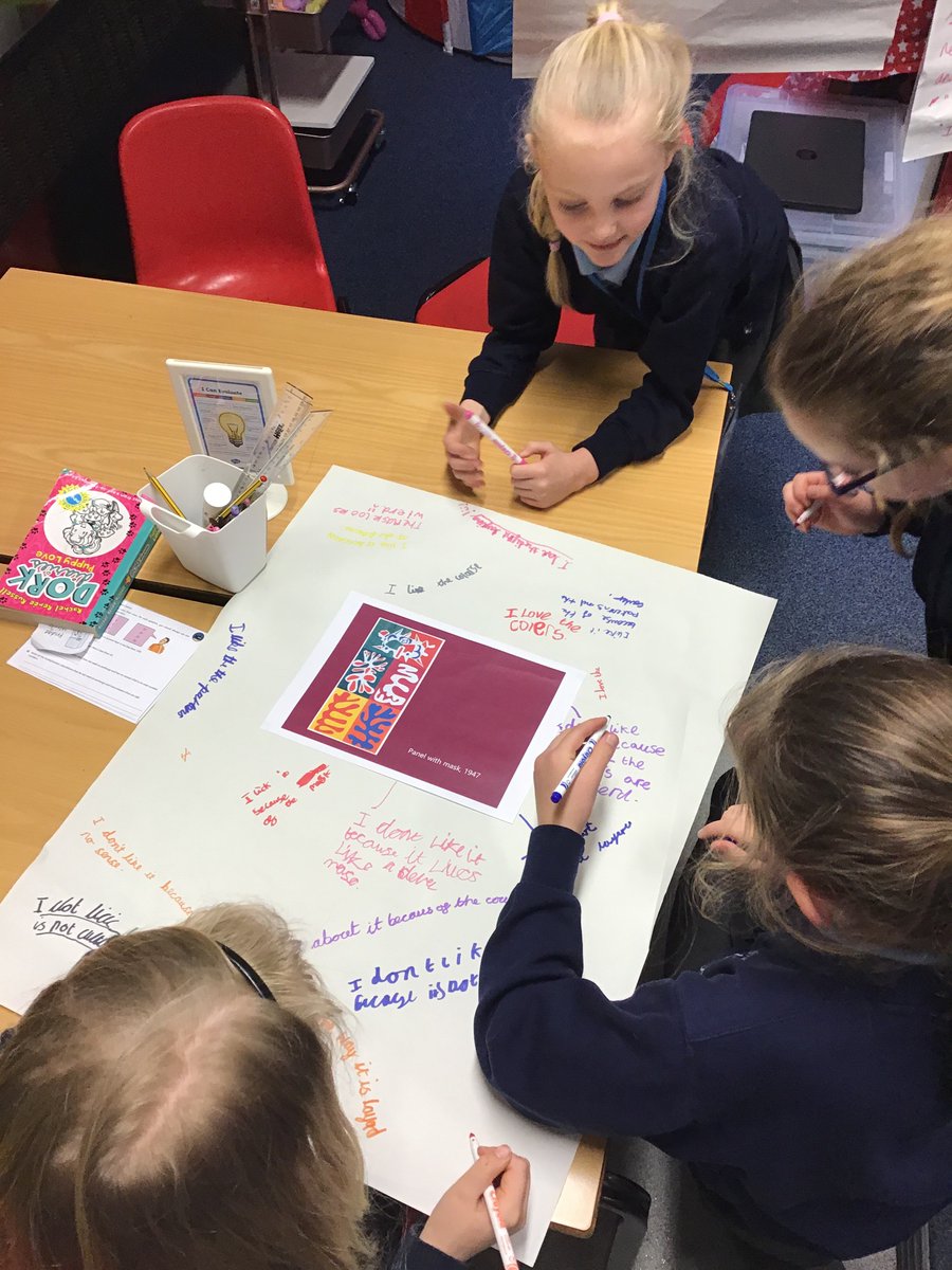 ClassHerons's tweet photo. Herons have started a study on Henri Matisse. We can’t wait to make our own collage, in his style. https://t.co/Sud0UTKnt9