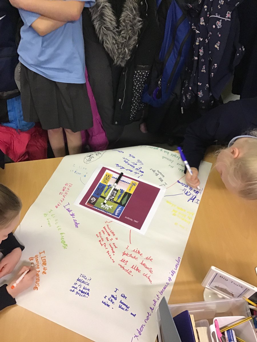 ClassHerons's tweet photo. Herons have started a study on Henri Matisse. We can’t wait to make our own collage, in his style. https://t.co/Sud0UTKnt9