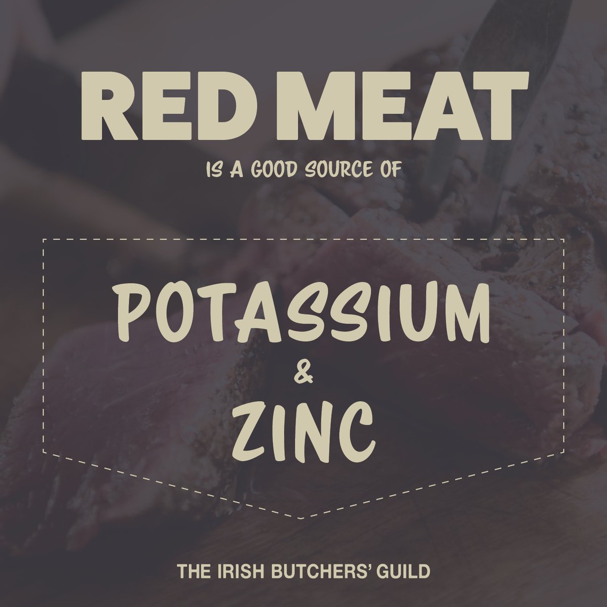 Red meat contains Potassium which contributes to normal muscle &amp; nerve function, and helps support normal blood pressure. 

It is also a source of Zinc which helps with fertility &amp; reproduction.

#supportyourlocalbutcher #thedifferenceisquality

Source: ahdb.org.uk