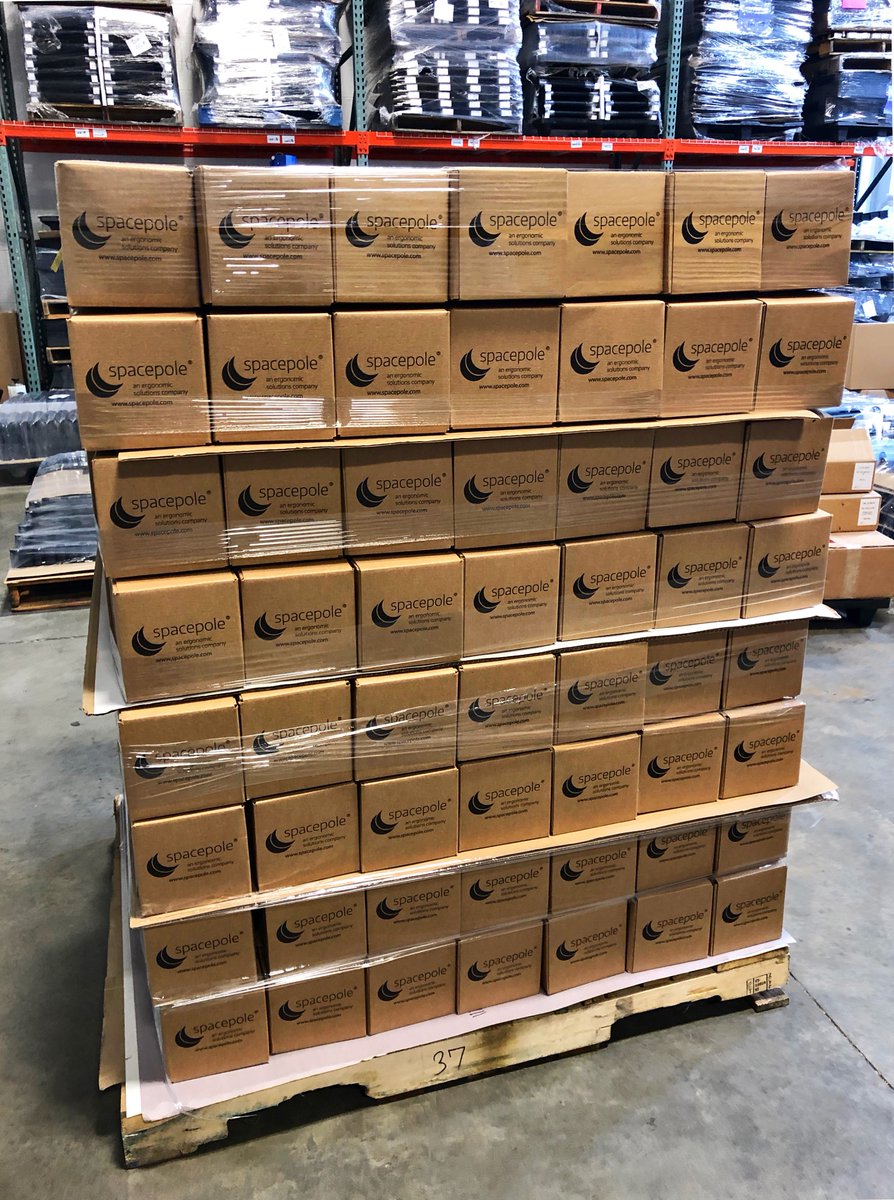 SpacePole_Inc's tweet photo. We're delighted that our team has completed a large order of our MultiClips on DuraTilt #paymentsolution! #SpacePole's solutions are for point of #paymentapplication, compatible w/Ingenico’s Lane Series of payment terminals. https://t.co/3WcGmaF5RN 

#POS #PointofPayment https://t.co/lUlNiBlGqu