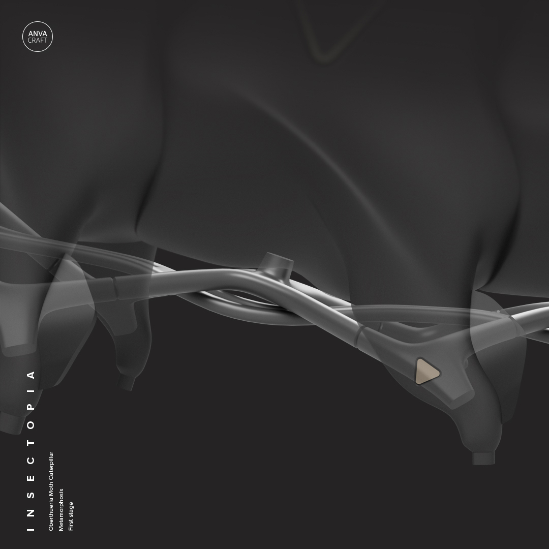 ANVACRAFT's tweet photo. Flexible mono part for Oberthueria Moth Caterpillar
#anvacraft #insectopia #mecha #robot #conceptdesign #concept #design #robotdesign #cyber #moth #mothcaterpillar #caterpillar #hardsurface #3dmodeling #3dconstructing #fusion360 #3d #3ddesigner #3ddesign https://t.co/yLpdqNOXoM