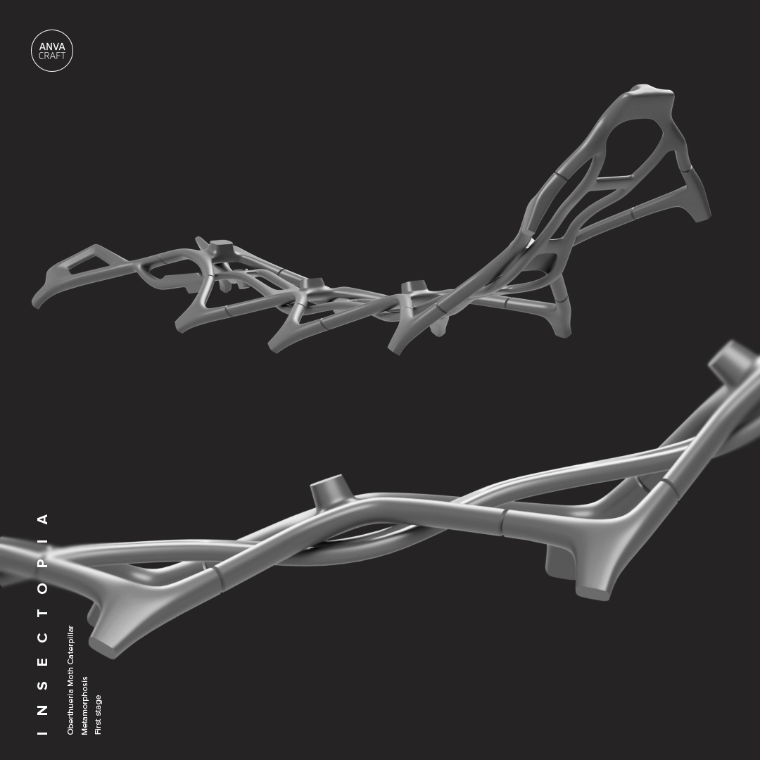 ANVACRAFT's tweet photo. Flexible mono part for Oberthueria Moth Caterpillar
#anvacraft #insectopia #mecha #robot #conceptdesign #concept #design #robotdesign #cyber #moth #mothcaterpillar #caterpillar #hardsurface #3dmodeling #3dconstructing #fusion360 #3d #3ddesigner #3ddesign https://t.co/yLpdqNOXoM