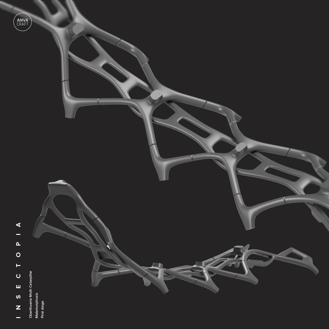 ANVACRAFT's tweet photo. Flexible mono part for Oberthueria Moth Caterpillar
#anvacraft #insectopia #mecha #robot #conceptdesign #concept #design #robotdesign #cyber #moth #mothcaterpillar #caterpillar #hardsurface #3dmodeling #3dconstructing #fusion360 #3d #3ddesigner #3ddesign https://t.co/yLpdqNOXoM