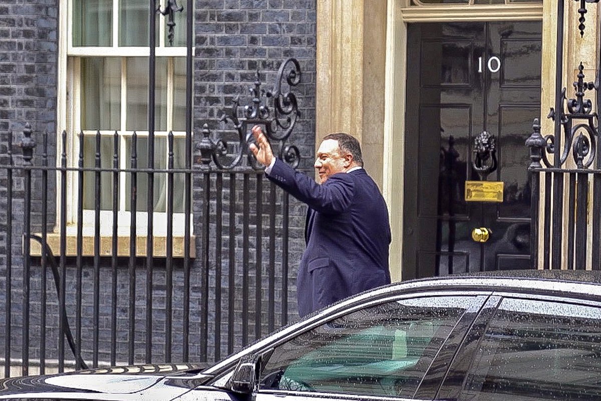 Secretary Pompeo meets with Prime Minister Boris Johnson in the UK.