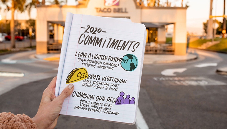 Taco Bell is taking steps in #2020 to make all of their consumer-facing packaging #recyclable, #compostable or #reusable - a huge step towards combating single use plastics. Yo quiero sustentabilidad! readyforsocial.com/a39b4aa1e7c