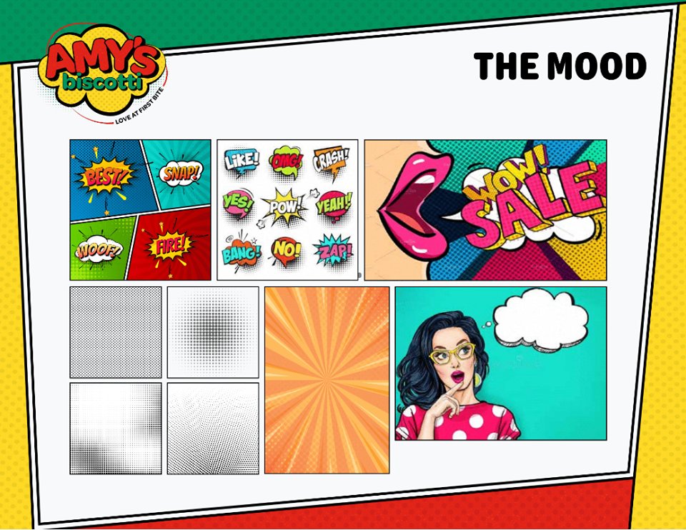 ChicagoBuzzNews's tweet photo. #throwback to our branding project with start-up client Amy's Biscotti. Amy wanted a #brand that represented her unique flavors &amp; personal interests. @ChicagoBuzzNews used inspiration from her own photography to develop this pop art meets super hero influenced branding package. https://t.co/P6Rt2YnX1o