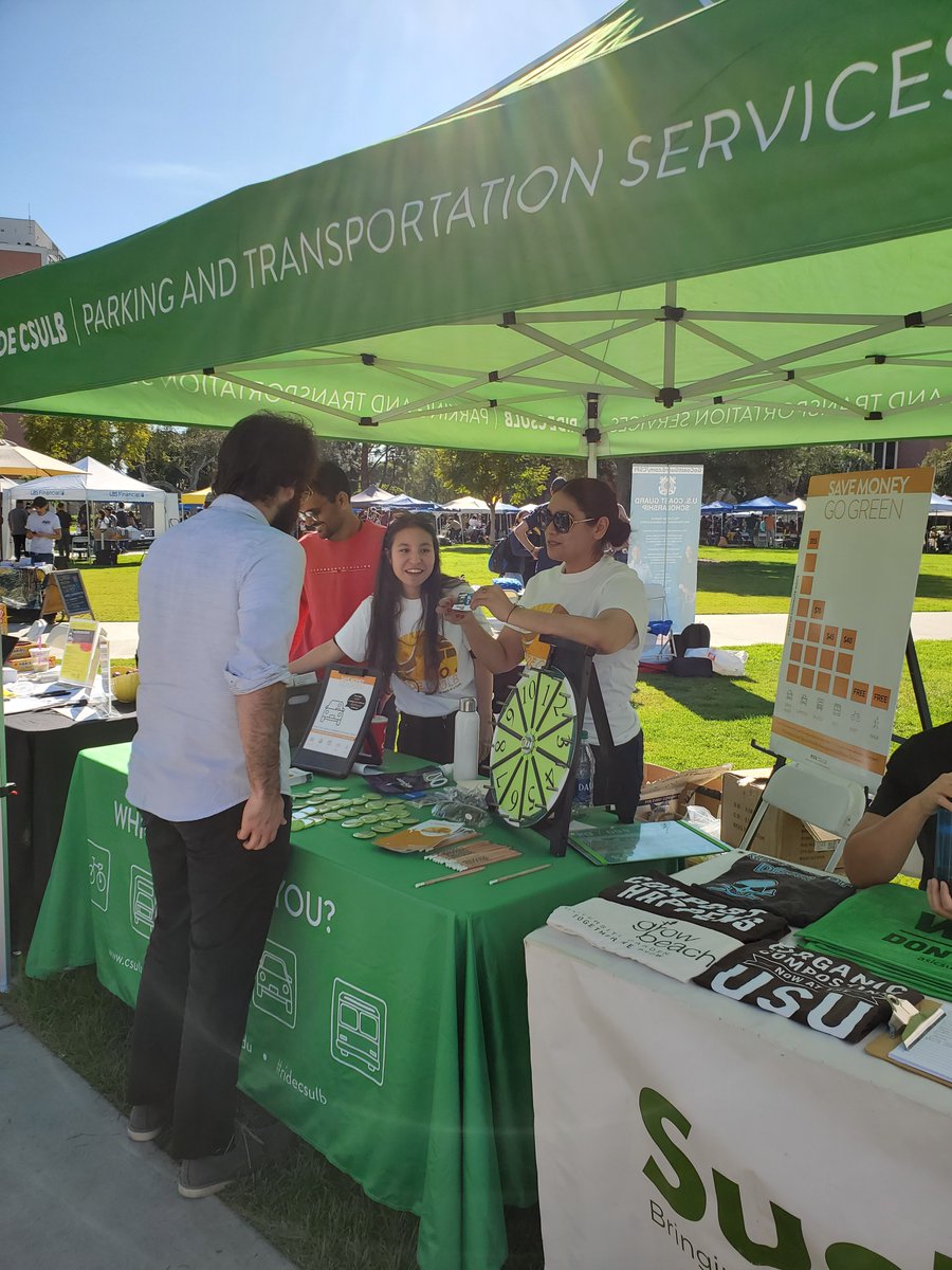 CSULB_Parking's tweet photo. WEEK OF WELCOME (Day 2): Come find us at the Central Quad today from 11 am-2 pm for Day 2 of the #WoW. You could win some great prizes and learn all about the different sustainable transportation options to campus. #backtolb https://t.co/s6McdQog8h