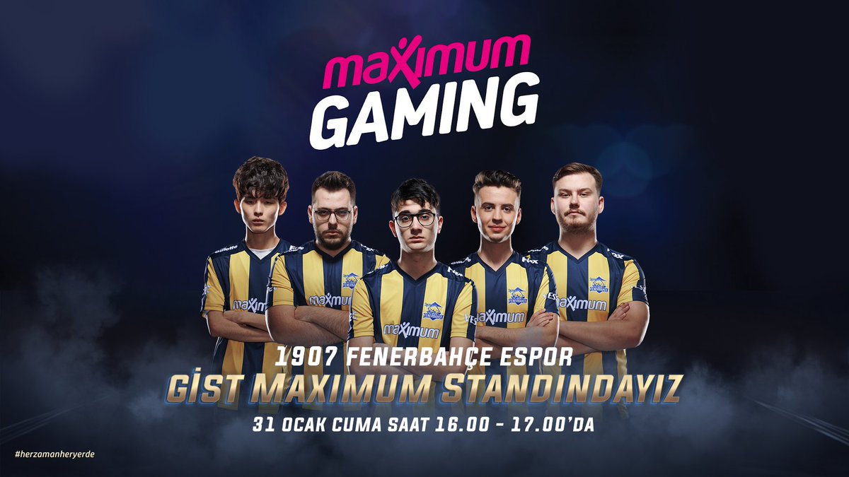 FBespor's tweet photo. League of Legends takımımızla 31 Ocak Cuma günü saat 16.00 ile 17.00 arasında @maximumgamingg'in standındayız.
1v1 maçların da oynanacağı alana tüm taraftarlarımızı bekliyoruz!
#GIST #maximumgaming #HerZamanHerYerde 💛💙 https://t.co/ZlE8JDTc4I