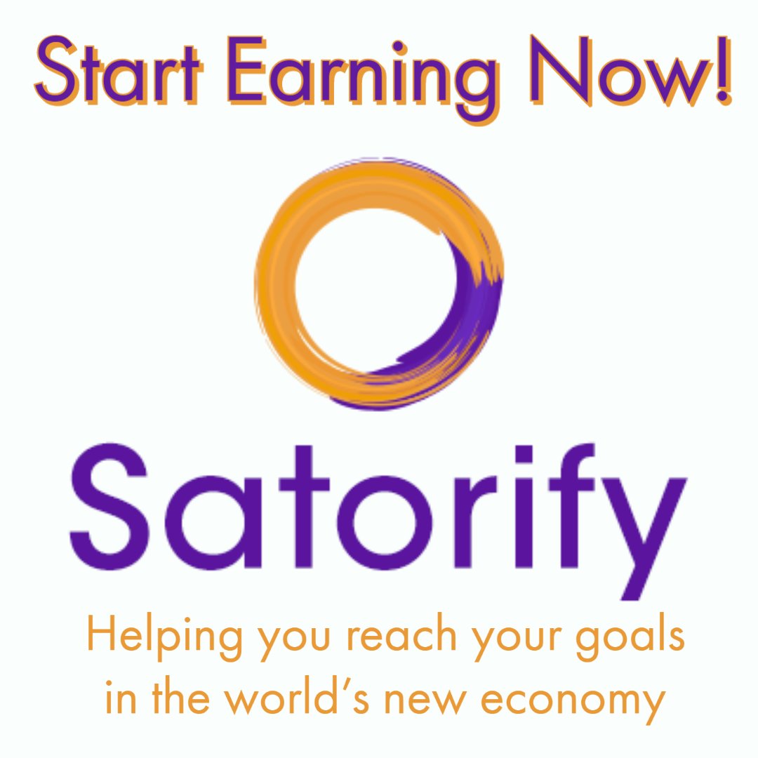 satorify's tweet image. Satorify.io is up! We're here to help you earn and achieve your goals in the modern gig economy. Powered by @coin_claim, Satorify is faster, easier, more fun, and built with our members in mind!
