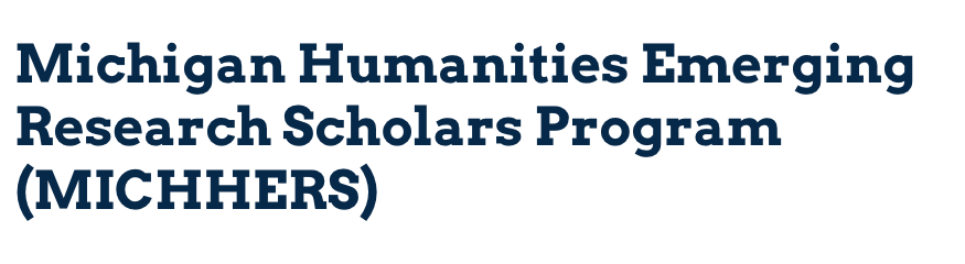 JGenEdu's tweet photo. Do you know students who want to study the humanities? Michigan Humanities Emerging Research Scholars Program (MICHHERS) https://t.co/NuLXFVE58q https://t.co/YSprg1I0vK