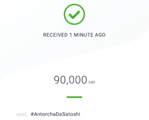 TegoCryptoman's tweet photo. ¡#HolaMundo! 🤓

Acabo de recibir la #AntorchaDeSatoshi 🚀 por el #Bitcoiner @Cryptolimon, de #Margarita a #Cumaná ⛴️

Quien desee ser parte de esta experiencia, solicito Invoice por 91000 #Satoshi 🧾

@satoshienvzla @btcven 🥰

#Crypto #Bitcoin $BTC #LightningNetwork #LN ⚡️ https://t.co/pYLUwS7flv