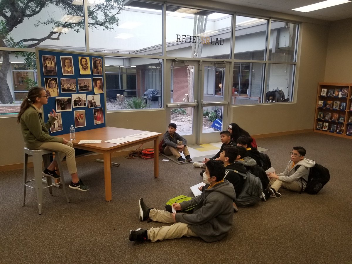MrMacD83's tweet photo. One of MY students teaches the rest of my classes about the #HolocaustRemembranceDay and her ties to WW2. 
#seriouslearning #Rossrebels #rebelnation #RossSS #importanceofhistory https://t.co/fYvP7w0VNT