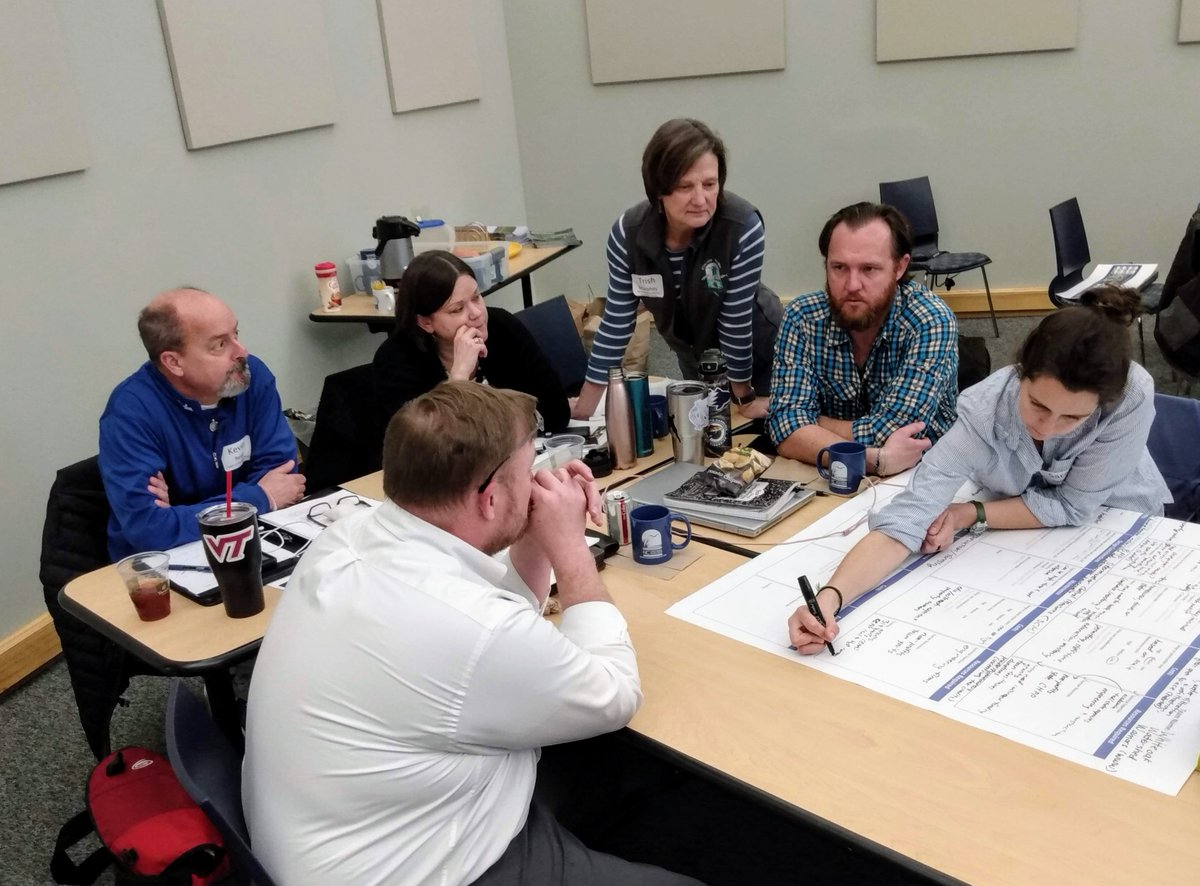 NCReserve's tweet photo. The #CoastalTrainingProgram hosted @NOAADigCoast's Nature-Based Solutions for Coastal Hazards workshop yesterday. Participants worked together to address a #CoastalHazard by developing a #GreenInfrastructure strategy like #LivingShorelines, rain gardens, and pervious pavement. https://t.co/QIPqE6bHXp