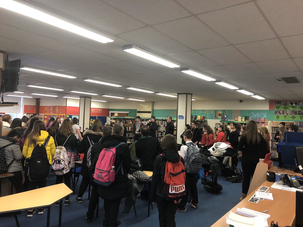 Busy library today at lunchtime with the 1st house event of the year A Spelling Bee. Well done to Mackenzie on her win for Dundarg House