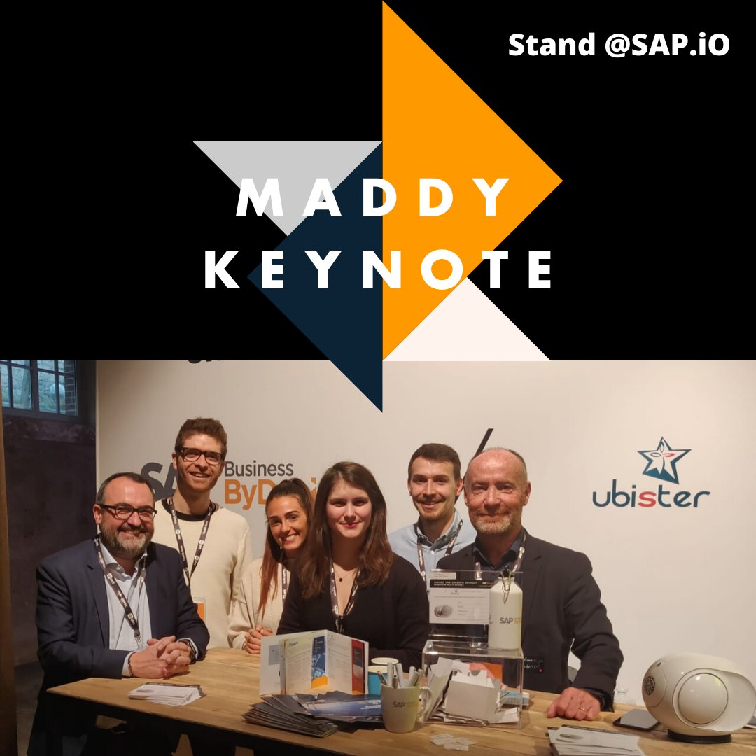 UbisterConseil's tweet photo. @MaddyKeynote @bymaddyness 🕬 - A la recherche d’une solution #Cloud pour libérer le plein potentiel de votre #startup ? 🚀 Venez à la rencontre des experts @UbisterConseil et @SAPFrance sur le stand @sap_iO !
#businessbydesign #design4 #sap #erpsoftware #cloud #TransfoNum https://t.co/ph2O2HJJgz