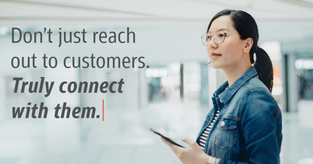 mark_chavez_'s tweet photo. Brands only have milliseconds to connect to customers. So being relevant and connecting to your audience is crucially important to drive brand advocacy. Read our blog. https://t.co/U6g5isxMCT https://t.co/12PxV3aJOU