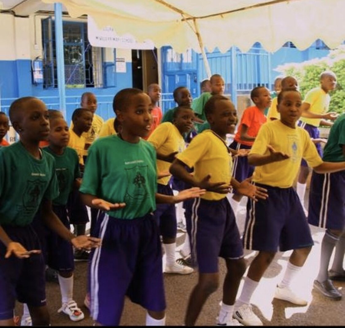 LiterateEarth's tweet photo. Look how these students in Kampala #Uganda shine as they perform at the opening of the Rui and Zizi Stoler #library. Every #child deserves to be #literate #Literacy #edchat #ReadingMatters #librarians #librarylife https://t.co/3hNhk30yW1