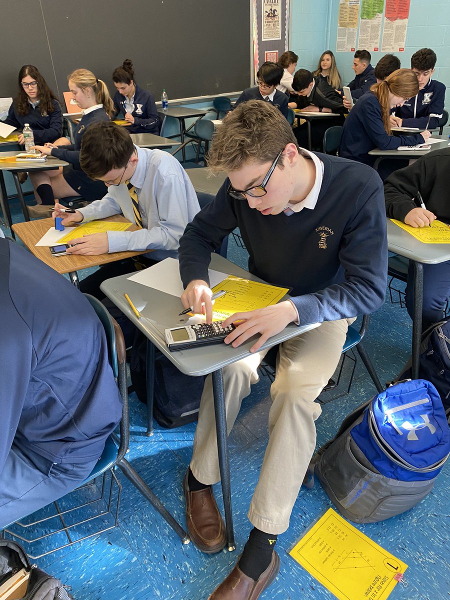 MsFitzXHS's tweet photo. Mad Libs in Geometry! Students are able to write directly on the laminated paper and check with their partners @XaverianHS #mathisfun https://t.co/T88Ftxb6vh