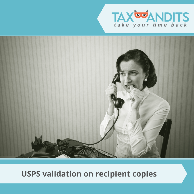 taxbandits's tweet photo. No need to panic, all of your 1099/ W-2 recipient copies will make it to their correct destination with our USPS validation! #ThursdayThoughts #FileLikeIts2020
https://t.co/7jq5wRvtUi https://t.co/9lT4utVnlF
