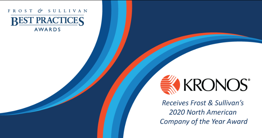 AronAin's tweet photo. Very proud to share that @Frost_Sullivan named @KronosInc the 2020 North America Company of the Year based on recent analysis of the workforce management & #HCM market for #healthcare! https://t.co/wygE00wFed #GoKronos https://t.co/Hj3LyhGjBf