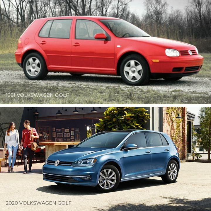 #TBT: 1991 VW Golf vs. 2020 VW Golf