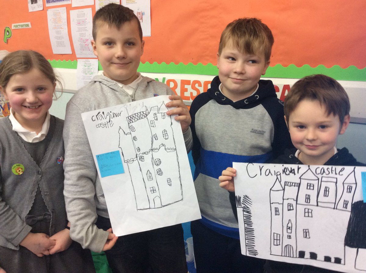 MrsTait1's tweet photo. P3/4 researching and drawing Scottish castles. We peer assessed our pictures @woodside_school #blackpendrawing #carefuldetail #twostarsandawish https://t.co/JgzbHLoNAL