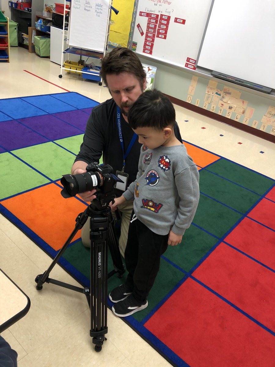 BSShelby's tweet image. TISD communications department came by today! Our PreK friends @jacktylerisd got some hands on experience! @jennifer_hines #leadlikeapatriot @beth_sizemore3 @SarahCureton1
